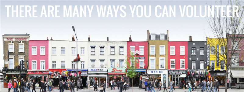 There are many ways you can volunteer
